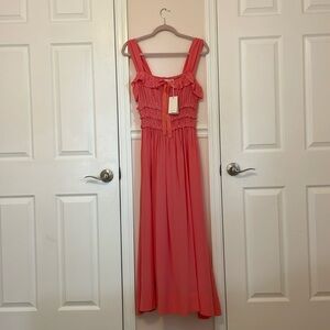 Doen Carolynn dress in coral rose NWT